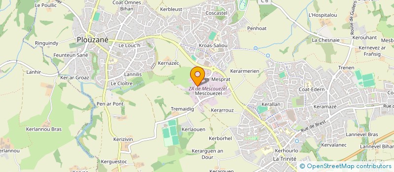 localisation de l'entreprise ETANCHEITE D IROISE à PLOUZANE