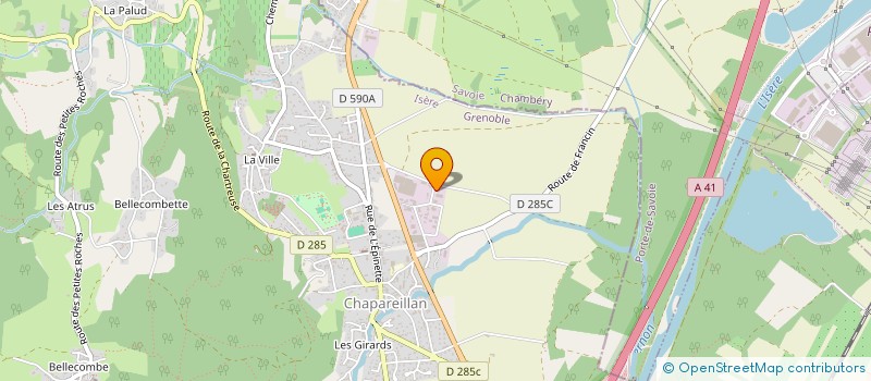 localisation de l'entreprise ETANCHEITE DAUPHINOISE  CHAPAREILLAN