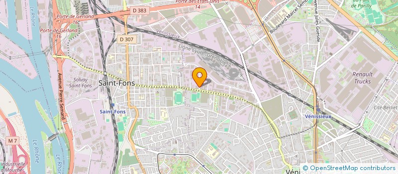 localisation de l'entreprise ETANCHEITE DE L ARSENAL à VENISSIEUX