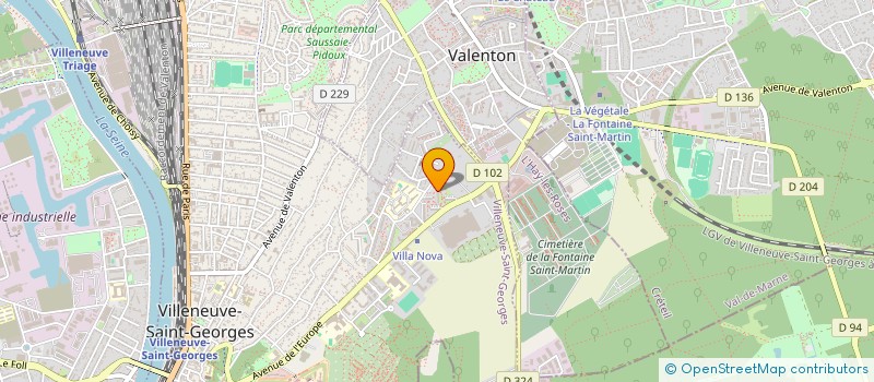 localisation de l'entreprise ETANCHEITE DIARRA à VILLENEUVE-SAINT-GEORGES