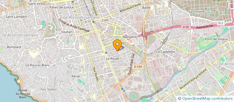 localisation de l'entreprise ETANCHEITE DU BATIMENT à MARSEILLE