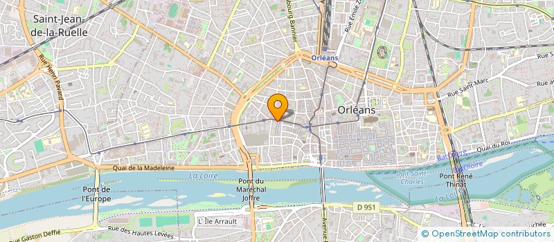localisation de l'entreprise ETANCHEITE DU LOIRET SARL à ORLEANS