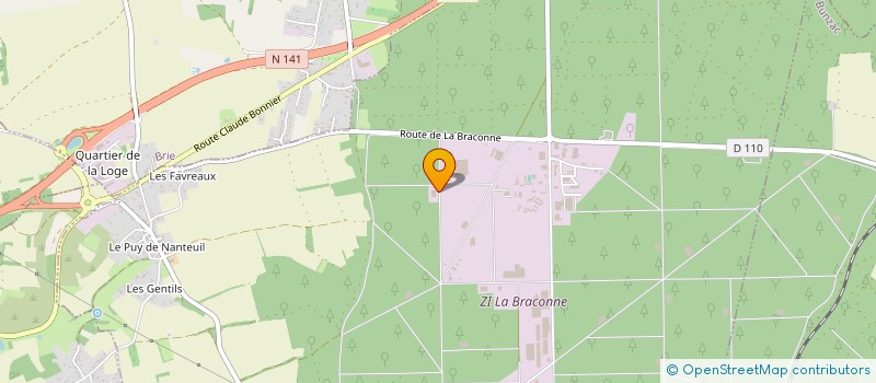 localisation de l'entreprise ETANCHEITE DU SUD OUEST à MORNAC