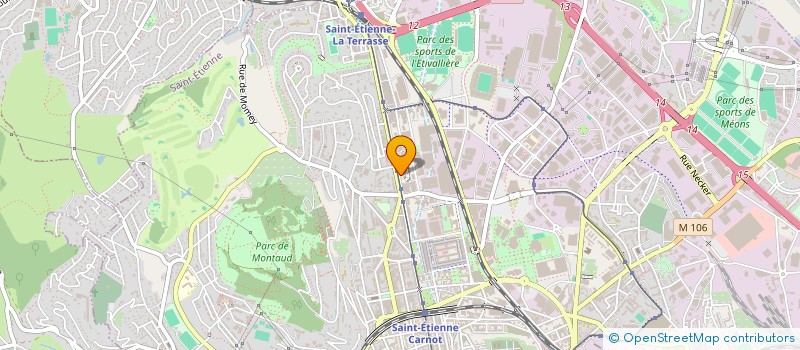 localisation de l'entreprise ETANCHEITE ET ISOLATION DU FOREZ à SAINT-ETIENNE