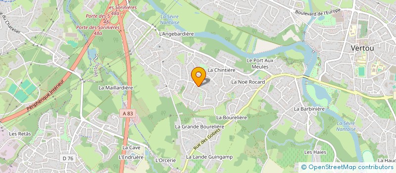 localisation de l'entreprise ETANCHEITE FEDILA 44  VERTOU