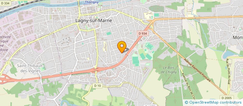 localisation de l'entreprise ETANCHEITE FRANCILIENNE HOLDING E.F.H. à LAGNY-SUR-MARNE