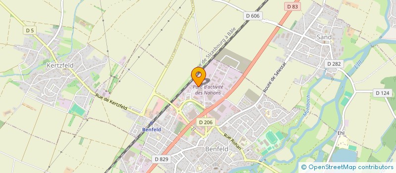localisation de l'entreprise ETANCHEITE FUTUR PRO à BENFELD