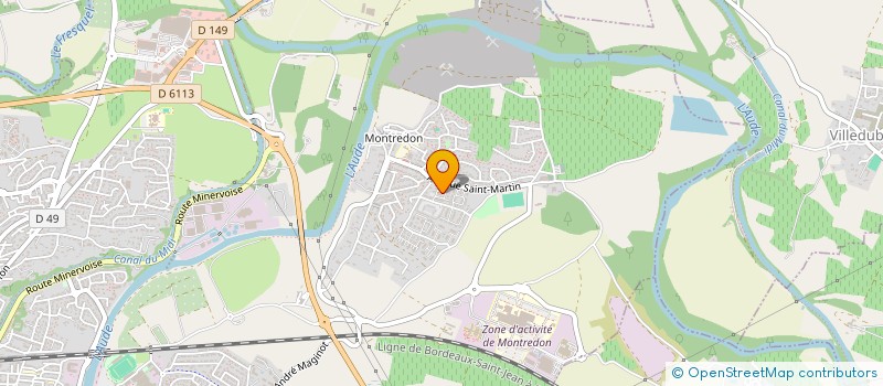 localisation de l'entreprise ETANCHEITE LANGUEDOC à CARCASSONNE