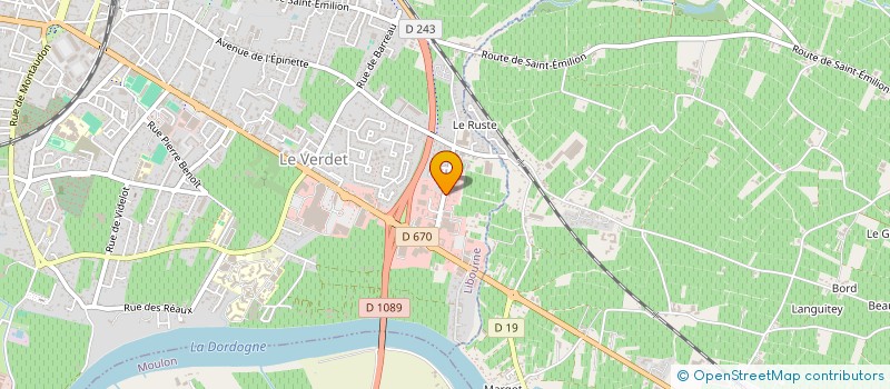 localisation de l'entreprise ETANCHEITE LIBOURNAISE à LIBOURNE