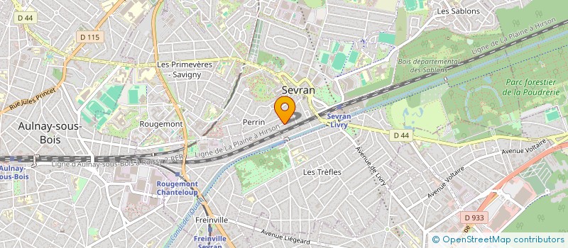 localisation de l'entreprise ETANCHEITE MACONNERIE BENI DRAR à SEVRAN