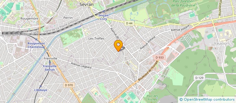 localisation de l'entreprise ETANCHEITE-NET à SEVRAN