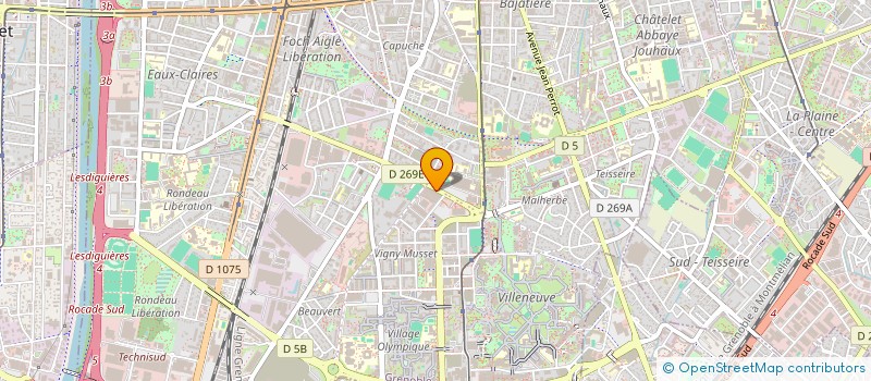 localisation de l'entreprise ETANCHEITE OZ  GRENOBLE