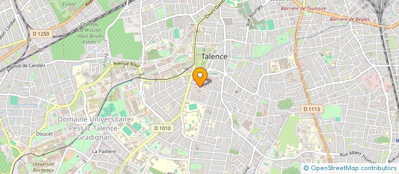 localisation de l'entreprise ETANCHEITE PLUS à TALENCE
