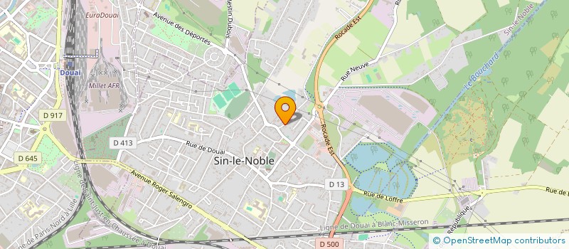 localisation de l'entreprise ETANCHEITE .PRO 13  SIN-LE-NOBLE