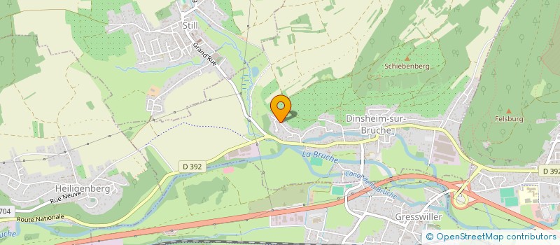 localisation de l'entreprise ETANCHEITE RINCKEL  DINSHEIM-SUR-BRUCHE