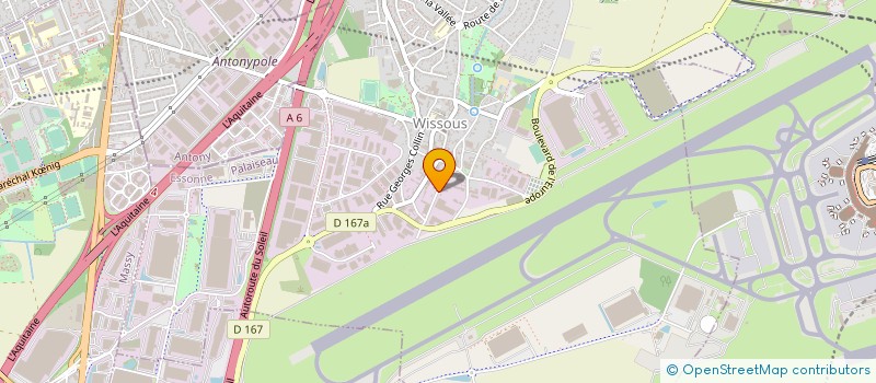 localisation de l'entreprise ETANCHEITE SUD DE PARIS à EVRY-COURCOURONNES