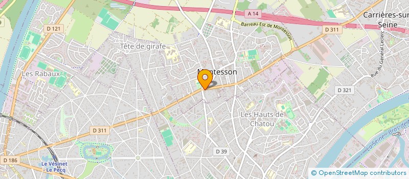 localisation de l'entreprise ETANCHEITE TECHNIQUE DE PRECISION à MONTESSON