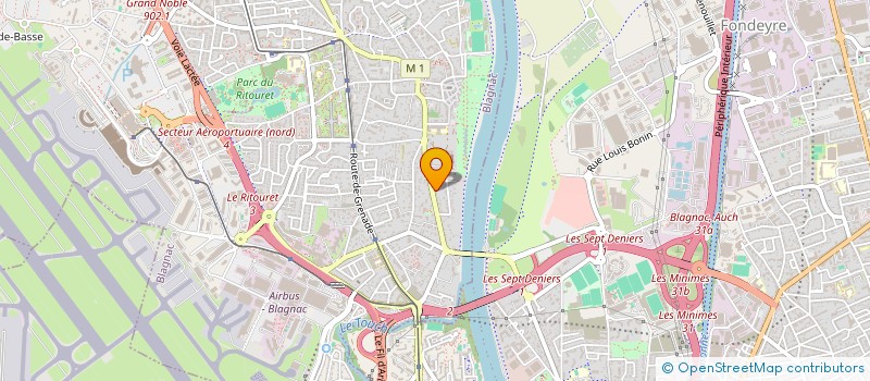 localisation de l'entreprise ETANCHEITE TOULOUSAINE à BLAGNAC