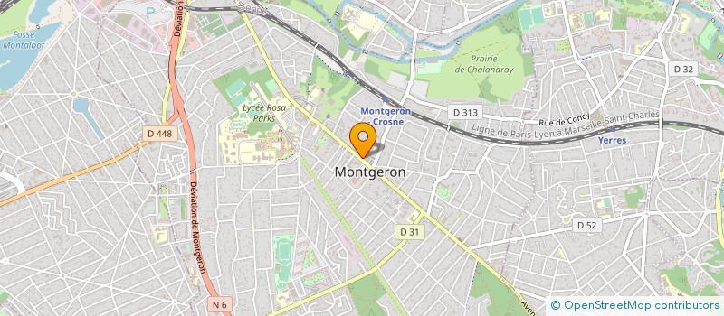 localisation de l'entreprise ETANCHEITE VAZ à MONTGERON