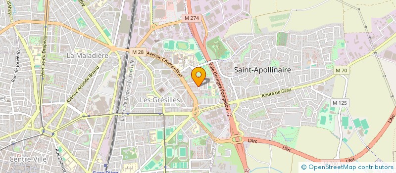 localisation de l'entreprise ETANCHEITEPRO21  DIJON