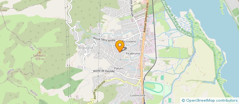 localisation de l'entreprise ETANCHEITES BASTIAISES à BIGUGLIA