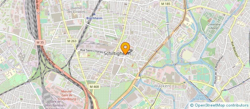 localisation de l'entreprise ETANCHEITES CONCEPT à SCHILTIGHEIM