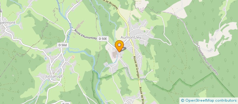 localisation de l'entreprise ETANCHEITES DE L'EST  GRANGES-AUMONTZEY