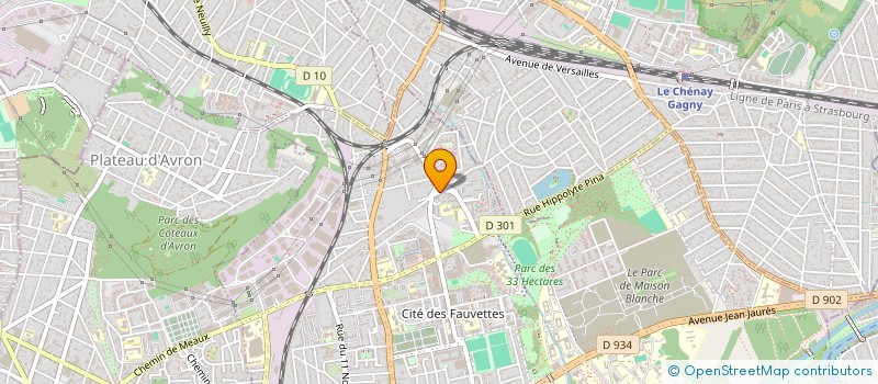 localisation de l'entreprise ETANCHEREF à NEUILLY-SUR-MARNE