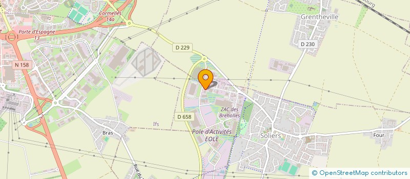 localisation de l'entreprise ETANCHEUR BARDEUR DE L'OUEST 14  SOLIERS