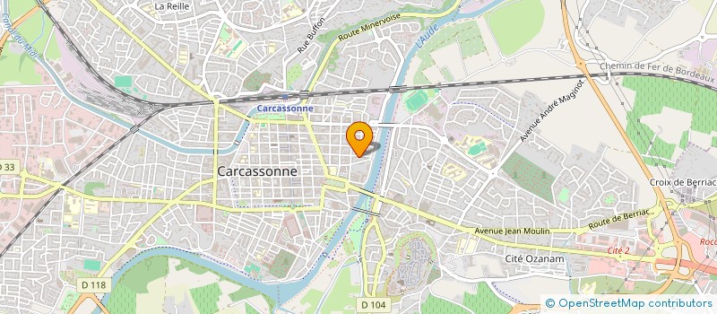 localisation de l'entreprise ETANCHEURS AUDOIS à CARCASSONNE