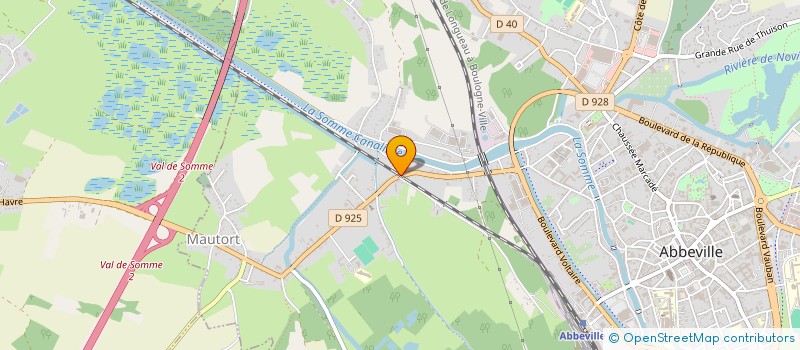 localisation de l'entreprise ETANCOB à ABBEVILLE