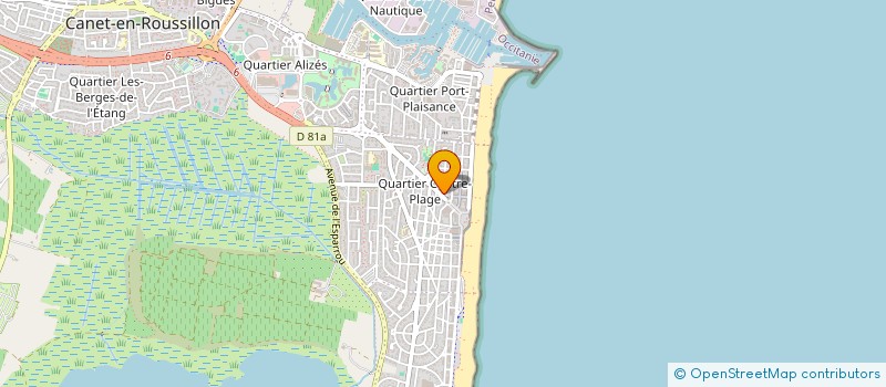 localisation de l'entreprise ETANCOUV  CANET-EN-ROUSSILLON