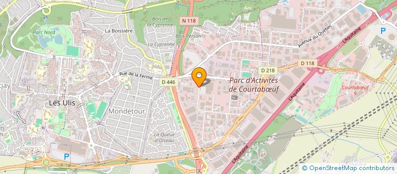 localisation de l'entreprise ETANDEX à LES ULIS