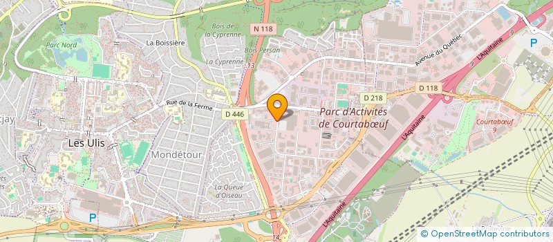 localisation de l'entreprise ETANDEX SERVICES à LES ULIS