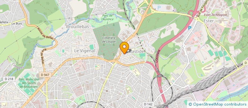 localisation de l'entreprise ETANE ENTREPRISES à LIMOGES