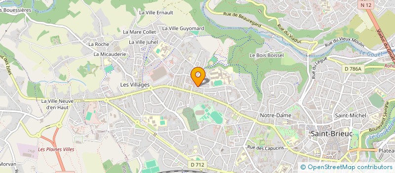 localisation de l'entreprise ETANEY à SAINT-BRIEUC