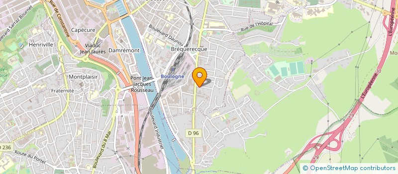 localisation de l'entreprise ETANG D'ART à BOULOGNE-SUR-MER