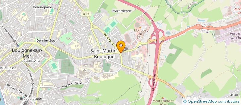 localisation de l'entreprise ETANG DE CHANET à SAINT-MARTIN-BOULOGNE