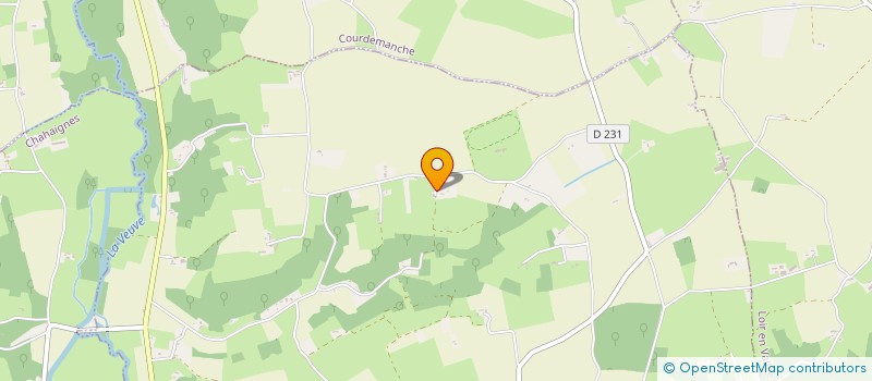 localisation de l'entreprise ETANG DE CHANTELOUP à LOIR EN VALLEE