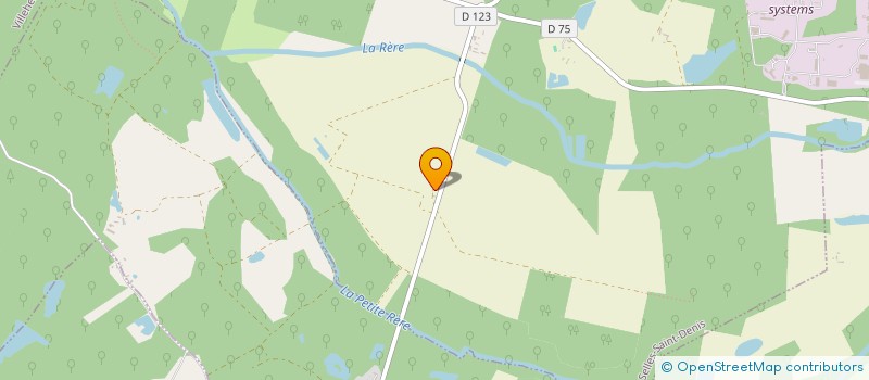 localisation de l'entreprise ETANG DE LA BRONZE  SELLES-SAINT-DENIS