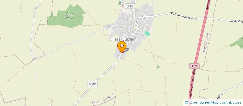 localisation de l'entreprise ETANG DES SOURCES INVESTISSEMENT  VILLERS-GUISLAIN