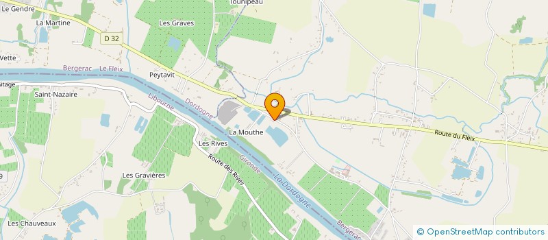 localisation de l'entreprise ETANG DU COUTOU  SAINT-PIERRE-D'EYRAUD