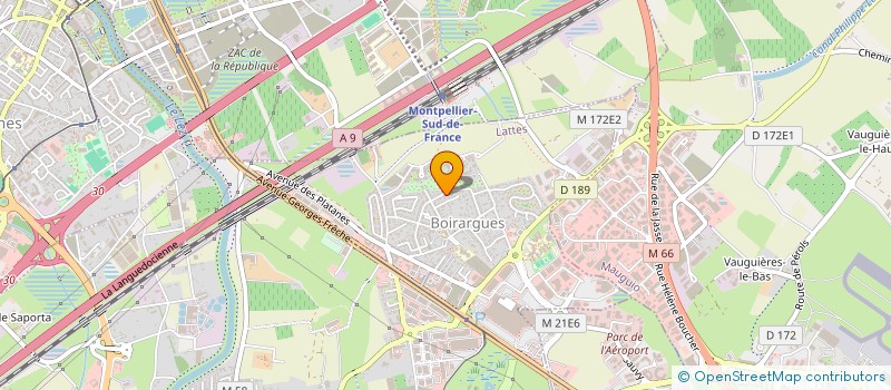 localisation de l'entreprise ETANIA INVESTISSEMENTS à LATTES