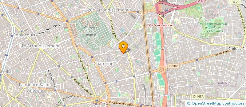 localisation de l'entreprise ETANPAR  PARIS