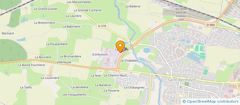 localisation de l'entreprise ETAO MAYENNE à SAINT-BERTHEVIN