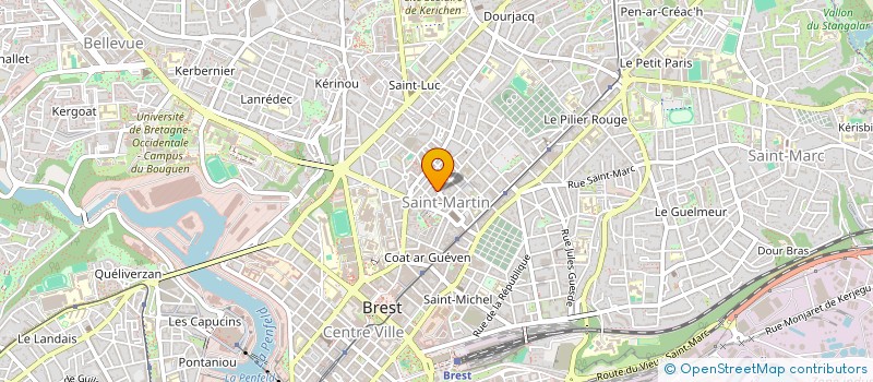localisation de l'entreprise ETAPE à BREST