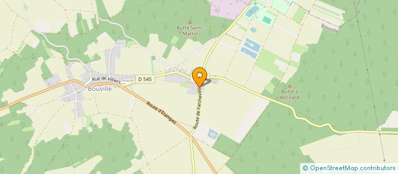 localisation de l'entreprise ETAPE DU GATINAIS  BOUVILLE