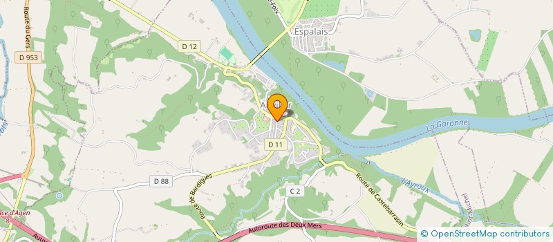 localisation de l'entreprise ETAPE GOURMANDE  AUVILLAR