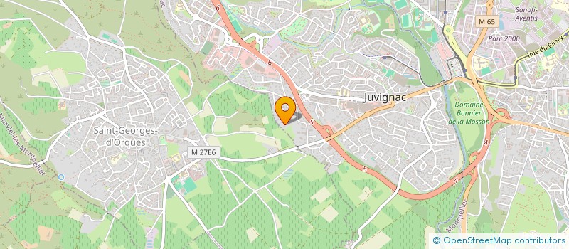 localisation de l'entreprise ETAPE IMMO  JUVIGNAC