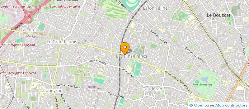 localisation de l'entreprise ETAPE VINS à BORDEAUX